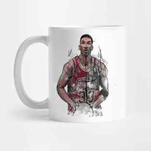 Scottie Pippen sketch art Mug